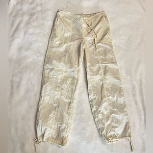 Wild Fable Cream Elastic Waist Pants Sz XS